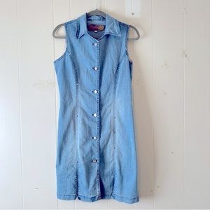 Blue Jean Studded Dress